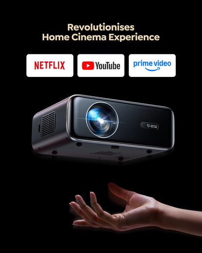 P62 Pro Smart Outdoor Projector with Built-in Apps & Auto Focus