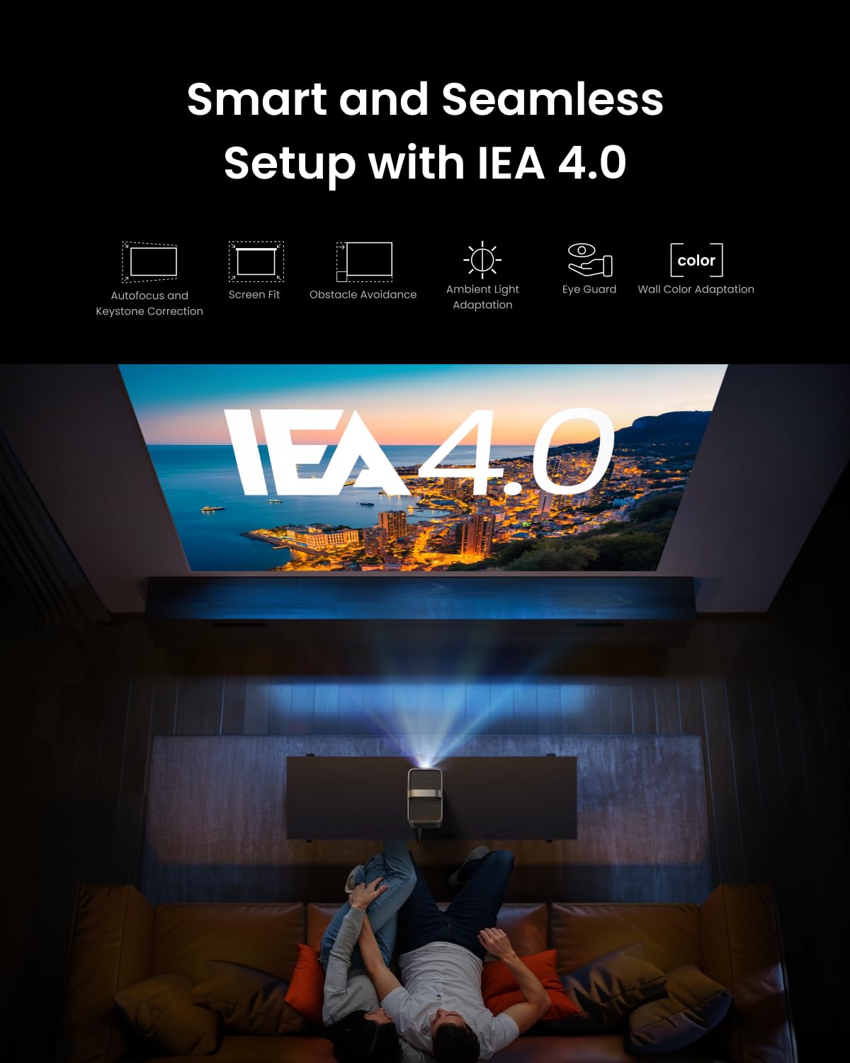 NEBULA Cosmos 4K SE Smart Projector with Dolby Vision & 1800 ANSI Lumens