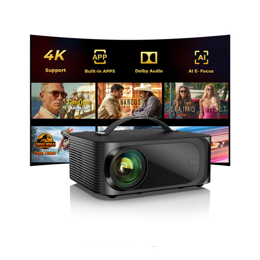ONOAYO Smart Outdoor 4K Projector with AI Auto Focus & 50W Dolby Audio