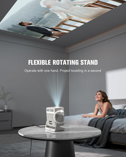 VOPLLS 3000 ANSI Smart 4K Projector with Official Google TV