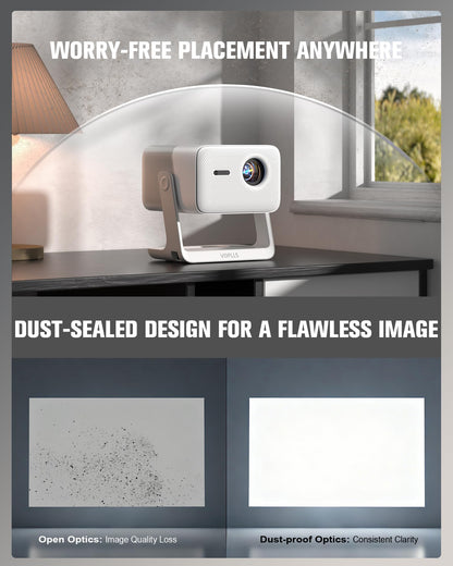 VOPLLS 3000 ANSI Smart 4K Projector with Official Google TV