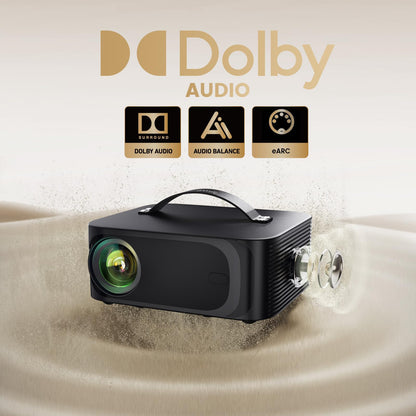 ONOAYO Smart Outdoor 4K Projector with AI Auto Focus & 50W Dolby Audio